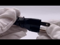 일본 IEC 320 C13 AC 전력 전선 세트 Molding에 3 핀 플러그