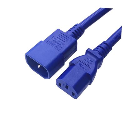 전기 IEC 연장 전력 케이블 C13 C14 남성 및 여성 16A 250V 케이블