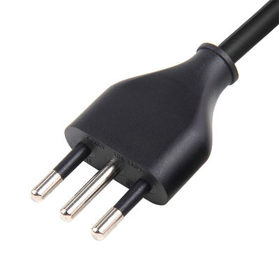 블랙 이탈리아 전원 케이블 3 핀 플러그 IEC 320 C5 연장 케이블 컴퓨터