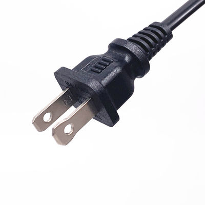 2 핀 AC USA 전원 케이블 연장 UL 표준 10A 125V 사용자 정의 색상