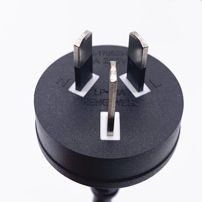 1.5m AU 전원 케이블 3 핀 검은색 10A 250V AC DC 케이블 다재다능 응용 프로그램